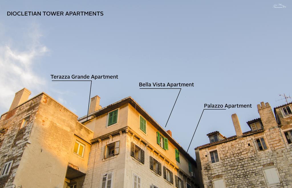 Diocletian Tower - Bella Vista & Palazzo Σπλιτ Εξωτερικό φωτογραφία