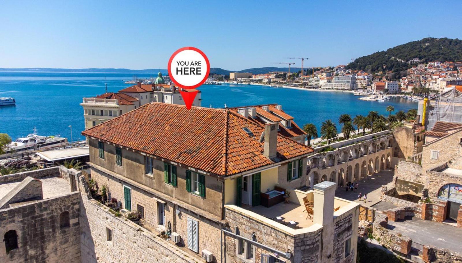 Diocletian Tower - Bella Vista & Palazzo Σπλιτ Εξωτερικό φωτογραφία