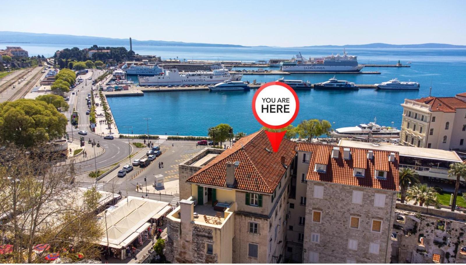 Diocletian Tower - Bella Vista & Palazzo Σπλιτ Εξωτερικό φωτογραφία